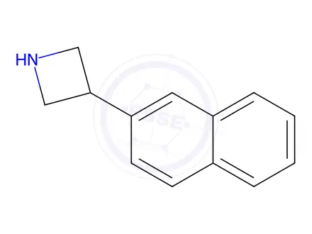 Chemical structure of 3-(2-Naphthyl)azetidine
