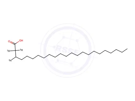 Chemical structure of Tricosanoic Acid-d3