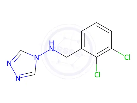 Chemical structure of N-(2,3-dichlorobenzyl)-4H-1,2,4-triazol-4-amine
