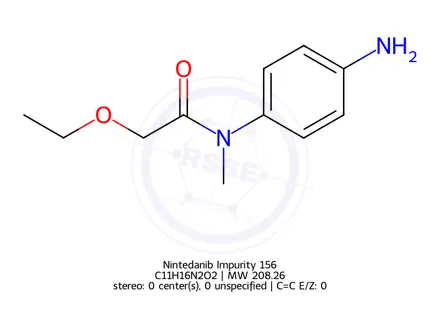 Chemical structure of Nintedanib Impurity 175