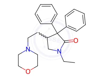 Chemical structure of Doxapram