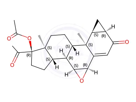 Chemical structure of Cyproterone Acetate Impurity 10(Cyproterone Acetate EP Impurity J)