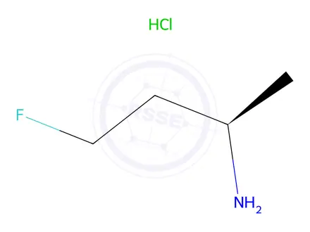 Chemical structure of (R)-4-fluorobutan-2-amine hydrochloride