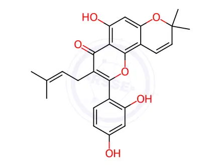 Chemical structure of Morusin
