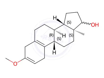 Chemical structure of 3-Methoxy-estra-2,5(10)-dien-17-ol