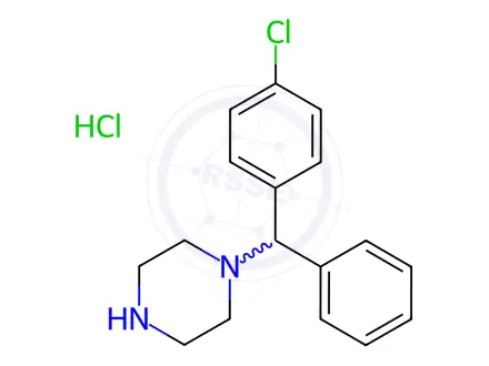 Chemical structure of Cetirizine Hydrochloride Impurity 9 Hydrochloride (Cetirizine Dihydrochloride EP Impurity A Hydrochloride) (Mixture of Enantiomers)