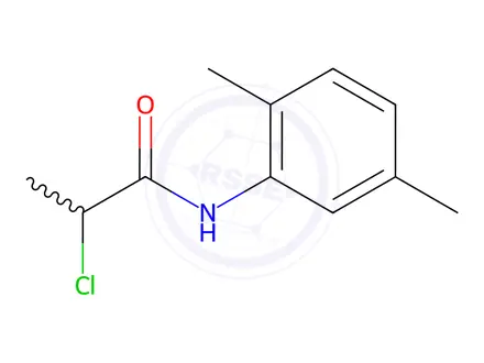 Chemical structure of 2-chloro-N-(2,5-dimethylphenyl)propanamide