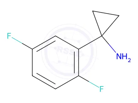 Chemical structure of 1-(2,5-Difluorophenyl)cyclopropanamine