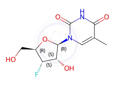 Chemical structure of Clevudine Impurity 2