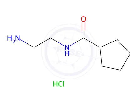 Chemical structure of N-(2-Aminoethyl)cyclopentanecarboxamide Hydrochloride