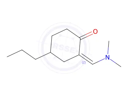 Chemical structure of 2-((Dimethylamino)methylene)-4-propylcyclohexan-1-one