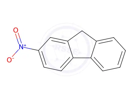 Chemical structure of 2-Nitrofluorene