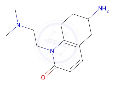 Chemical structure of 6-Amino-1-(2-(dimethylamino)ethyl)-5,6,7,8-tetrahydroquinolin-2(1H)-one