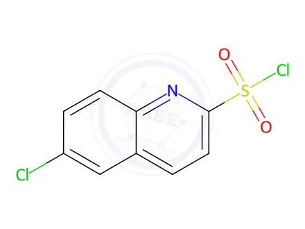 Chemical structure of 6-Chloroquinoline-2-sulfonyl chloride