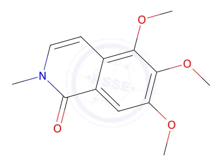 Chemical structure of 5,6,7-Trimethoxy-2-methylisoquinolin-1(2H)-one