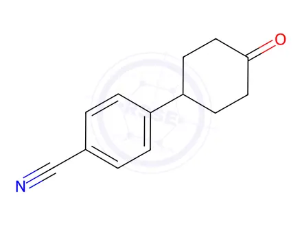 Chemical structure of 4-(4-Oxocyclohexyl)benzonitrile