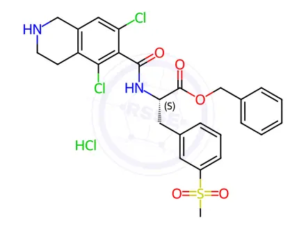 Chemical structure of Lifitegrast Impurity 180