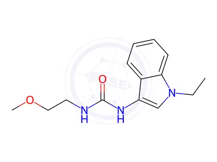 Chemical structure of 1-(1-Ethyl-1H-indol-3-yl)-3-(2-methoxyethyl)urea