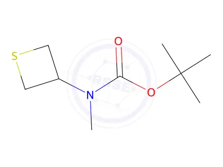 Chemical structure of Tert-butyl (thietan-3-yl)methylcarbamate