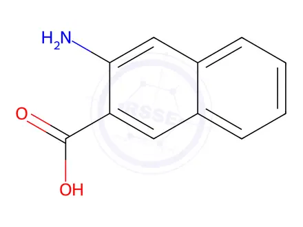 Chemical structure of β-Naphthylamine-3-carboxylic Acid