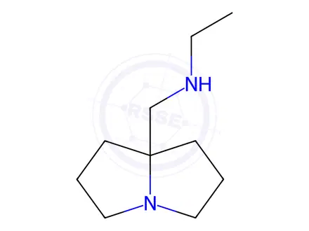 Chemical structure of N-((Hexahydro-1H-pyrrolizin-7a-yl)methyl)ethanamine