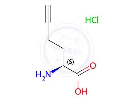 Chemical structure of L-Homopropargylglycine hydrochloride