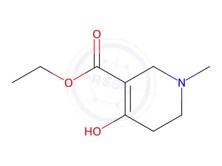 Chemical structure of ethyl 1-methyl-4-oxopiperidine-3-carboxylate oxalate