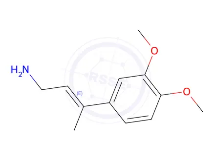 Chemical structure of 3-(3,4-Dimethoxyphenyl)but-2-en-1-amine