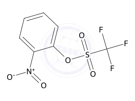 Chemical structure of 2-Nitrophenyl trifluoromethanesulphonate