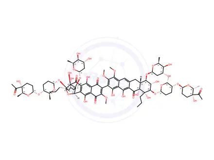 Chemical structure of angelmicin B