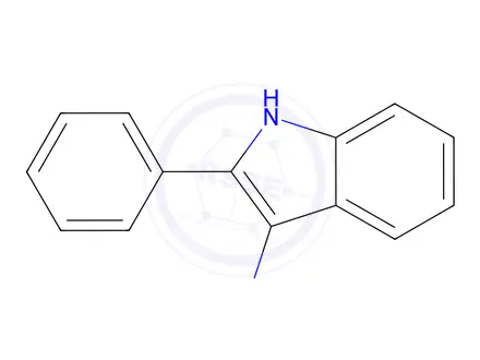 Chemical structure of 1H-Indol-3-amine, 2-phenyl-