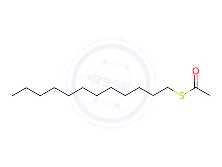 Chemical structure of S-Dodecyl Ethanethioate