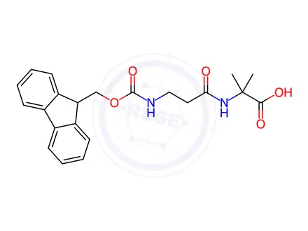 Chemical structure of Fmoc-β-Ala-Aib-OH