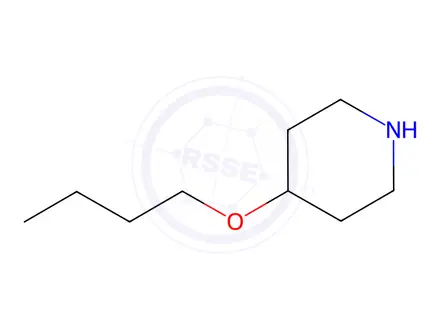Chemical structure of 4-butoxypiperidine