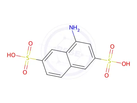 Chemical structure of 4-Aminonaphthalene-2,6-disulfonic acid