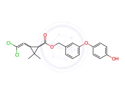 Chemical structure of p-Hydroxy Permethrin
