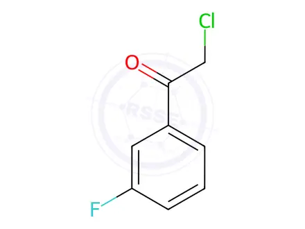Chemical structure of 2-Chloro-1-(3-Fluorophenyl)Ethanone