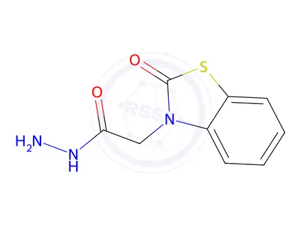 Chemical structure of 2-(2-oxo-1,3-benzothiazol-3(2h)-yl)acetohydrazide
