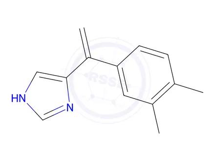 Chemical structure of 4-[1-(3,4-Dimethylphenyl)ethenyl]-1H-imidazole