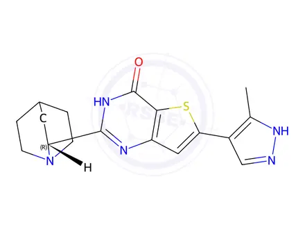 Chemical structure of (R)-Simurosertib