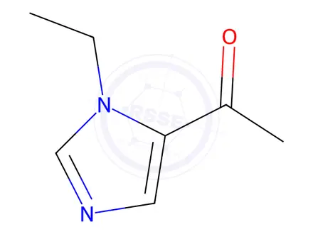 Chemical structure of 1-(1-Ethyl-1H-imidazol-5-yl)ethanone
