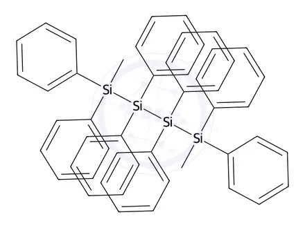 Chemical structure of 1,4-Dimethyl-1,1,2,2,3,3,4,4-octaphenyltetrasilane
