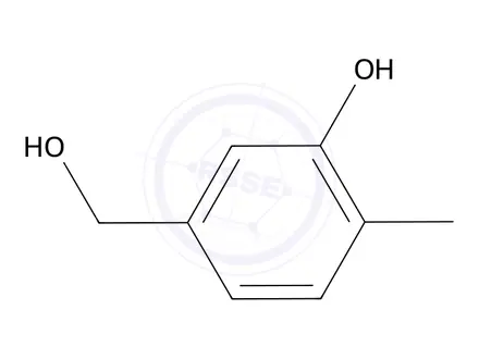 Chemical structure of 5-(Hydroxymethyl)-2-methylphenol