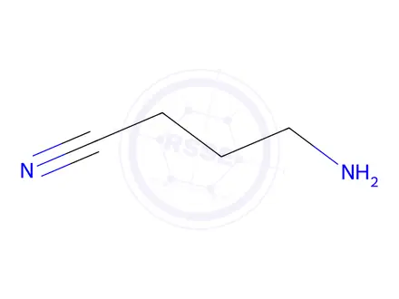 Chemical structure of 4-Aminobutyronitrile