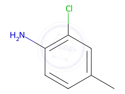 Chemical structure of 2-Chloro-4-methylaniline