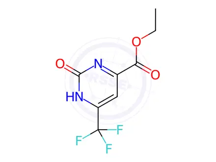 Chemical structure of Ethyl 2-oxo-6-(trifluoromethyl)-1,2-dihydropyrimidine-4-carboxylate