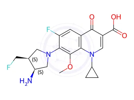 Chemical structure of Lascufloxacin Impurity 37