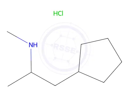 Chemical structure of Cyclopentamine hydrochloride