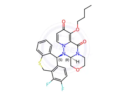 Chemical structure of Baloxavir Marboxil Impurity 56
