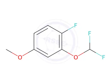 Chemical structure of 2-(Difluoromethoxy)-1-fluoro-4-methoxybenzene